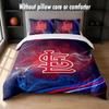 St. Louis Cardinals Design Bed Bedding Set 1 Duvet Cover + 2 Pillowcases Soft Breathable Household Bed Linens