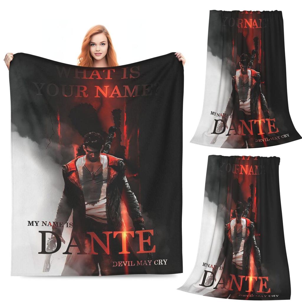 Dante - Devil May Cry  Blanket Fleece Sofa Throw Blanket Breathable for Couch Bedding Outdoor Throws Bedspread Quilt