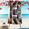 New York Giants Print Beach Towel, Large Soft Quick Dry Towel for Beach Camping Swimming