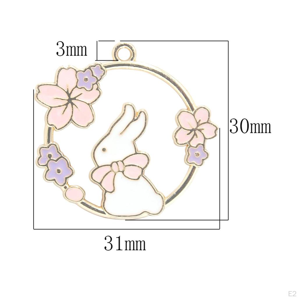 20 Pieces Wreath Charms Pendants for Jewelry Making Accessories Anklets