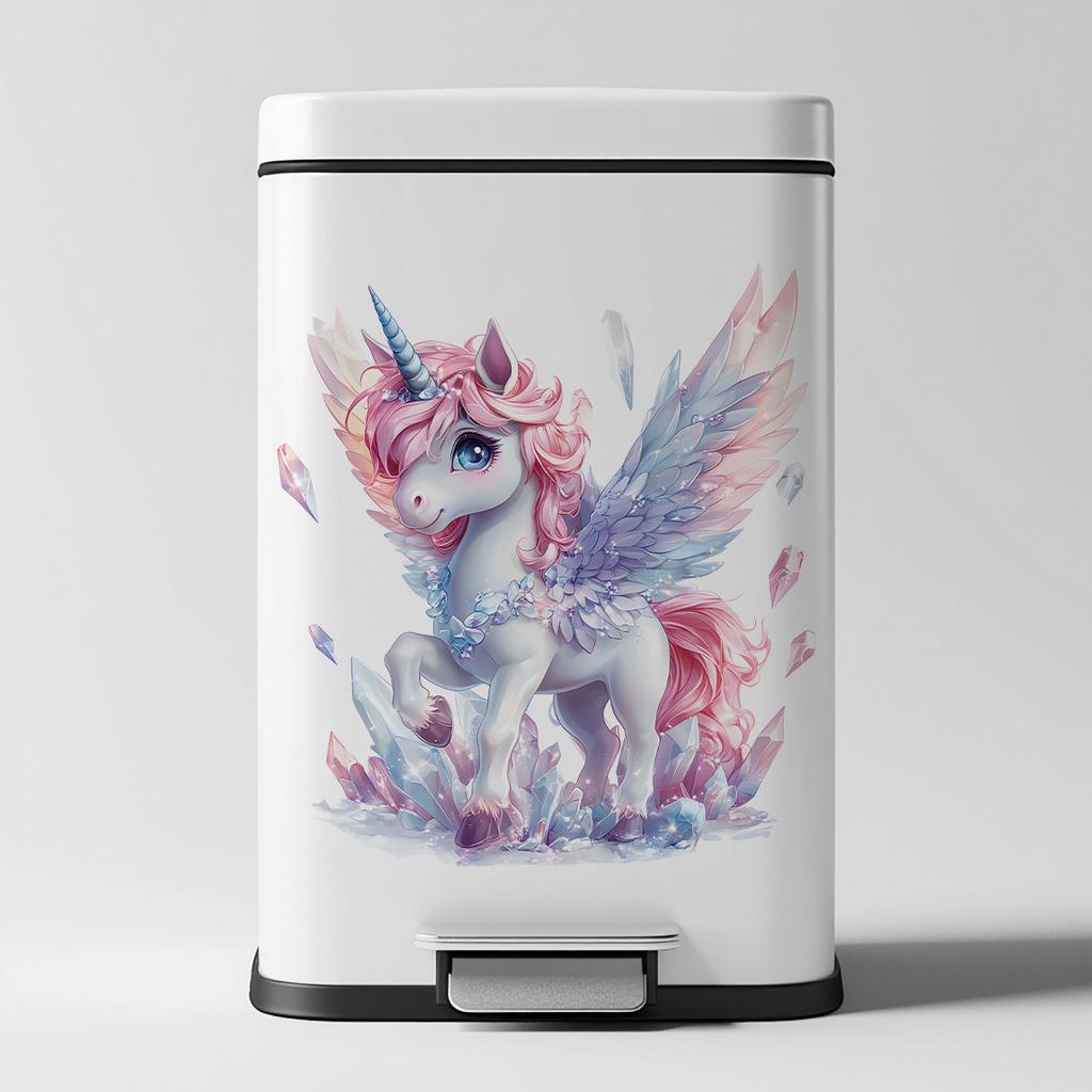 Rainbow Unicorn Wall Stickers, Magical Removable Self-Adhesive Decals for Kids Room & Living Room Decor