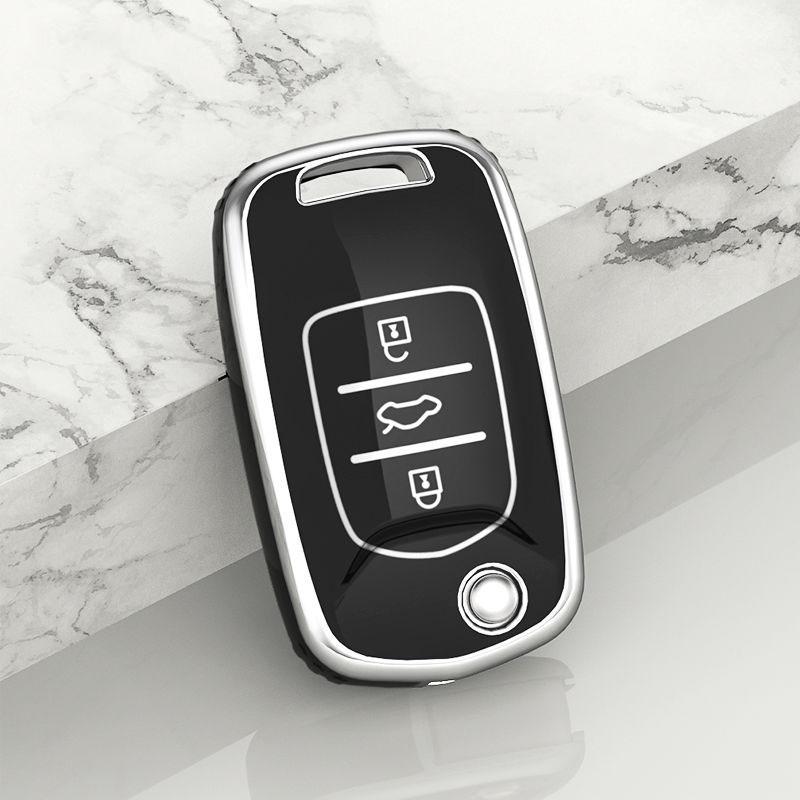 TPU Car Key Cover Holder Shell for Baojun 560 Rs-5 530 630 310 E100 310W 510 730 360 Flip Key Bag Keyless Car Accessories