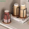 Wooden Base Paper Cup Dispenser, Metal Frame Disposable Cup Holder for Countertop