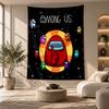 Decorative Tapestry,Among Us Printed Wall Art, Lightweight Wall Hanging For Bedroom Background