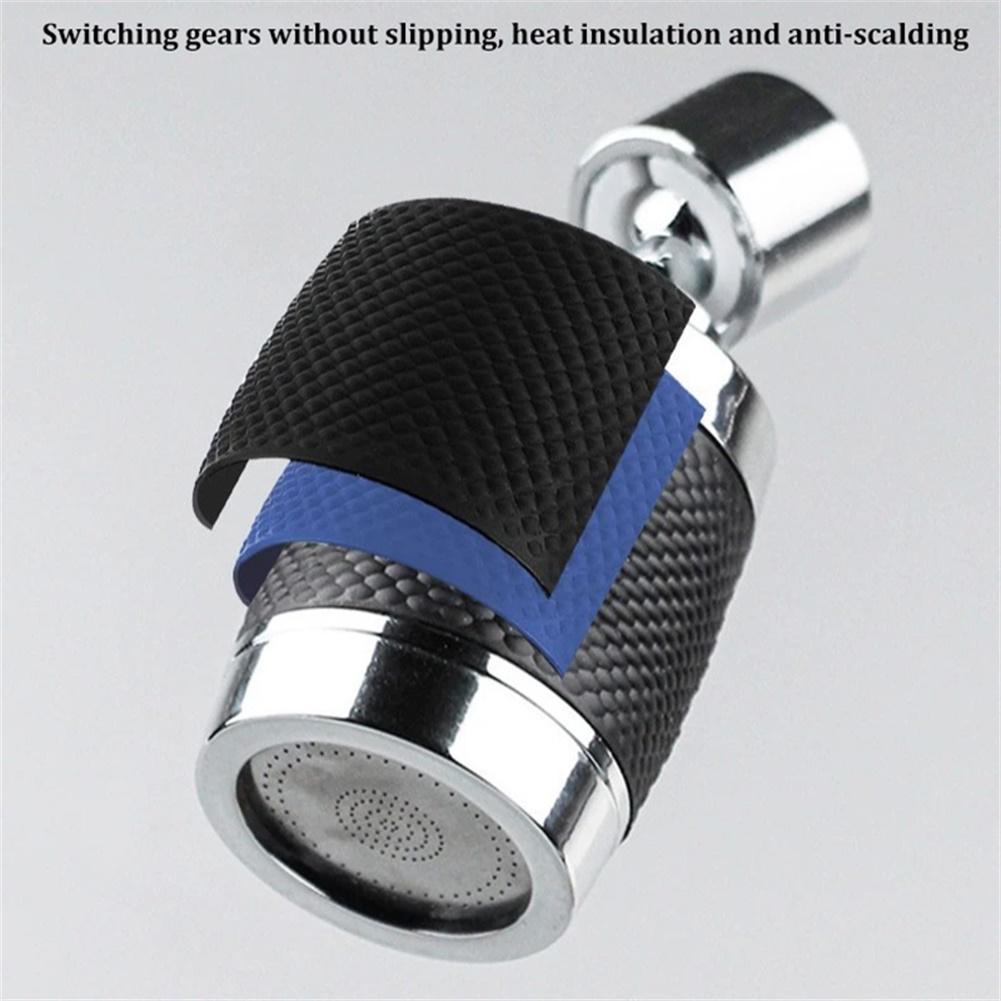 Adjustable Kitchen Faucet Filter Sprayer with 720 Degree Swivel Spout Extender