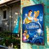Disney 1pc Cinderella & Henry Themed Exquisite Tin Sign, Decor Official Licensed Wall Decoration, Home Decor, Yard Wall Ornament