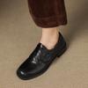 Fashion 2025 New Fashion Genuine Leather Women Pumps Shoes Spring Mid Heels Shoes Round Toe Casual Woman Office Loafers Ladies 34-40