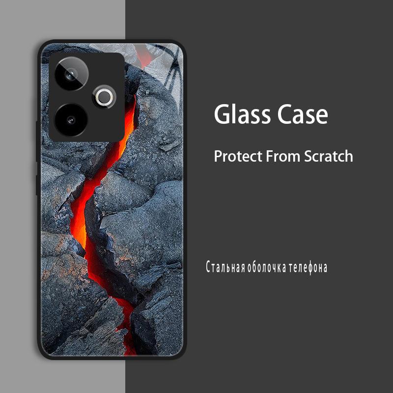 Etui na Realme GT7 5G RMX5061 Etui ze szkła hartowanego Twarda obudowa Dla Realme GT 7 Pro GT7 T RealmeGT 7T Etui ochronne Luksusowa Capa