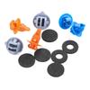 30Pcs Car Front Door Trim Panel Rivet Fasteners Clips Retainer For Toyota Prado 120 Series 5 Door 75392-60031 75397-35010