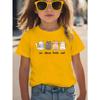 European Sizes Spring/Summer Fashion Girls' Short Sleeve T-Shirt Casual Sports Print