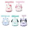 Hatayama Shoji Sanrio Halloween Big Pouch, Cat Ghost Kuromi, Approx. 18cm Long, 63203173