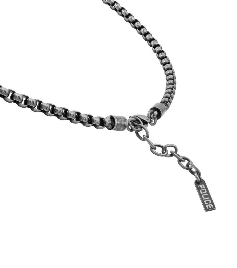 Police Men's FLESHY Stainless Steel Necklace GN0006201, Includes Exclusive Box and Paper Bag [Official Import]