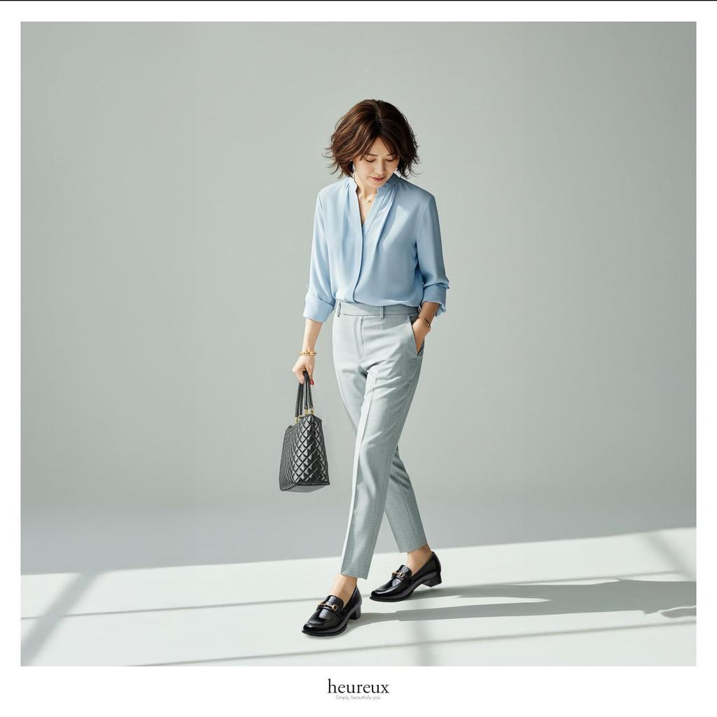 Heureux Bit Loafers with a Soft Easy To Walk Patent Black Women's Pump-Style 3.5cm Heel, Cushioning, In, Leather, Waterproof,