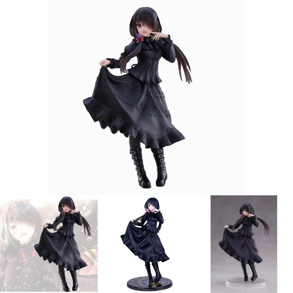 Wholesale Dropshipping Pvc Date A Live Kurumi Tokisaki Dress Handmade Model Anime Figure Box Decoration