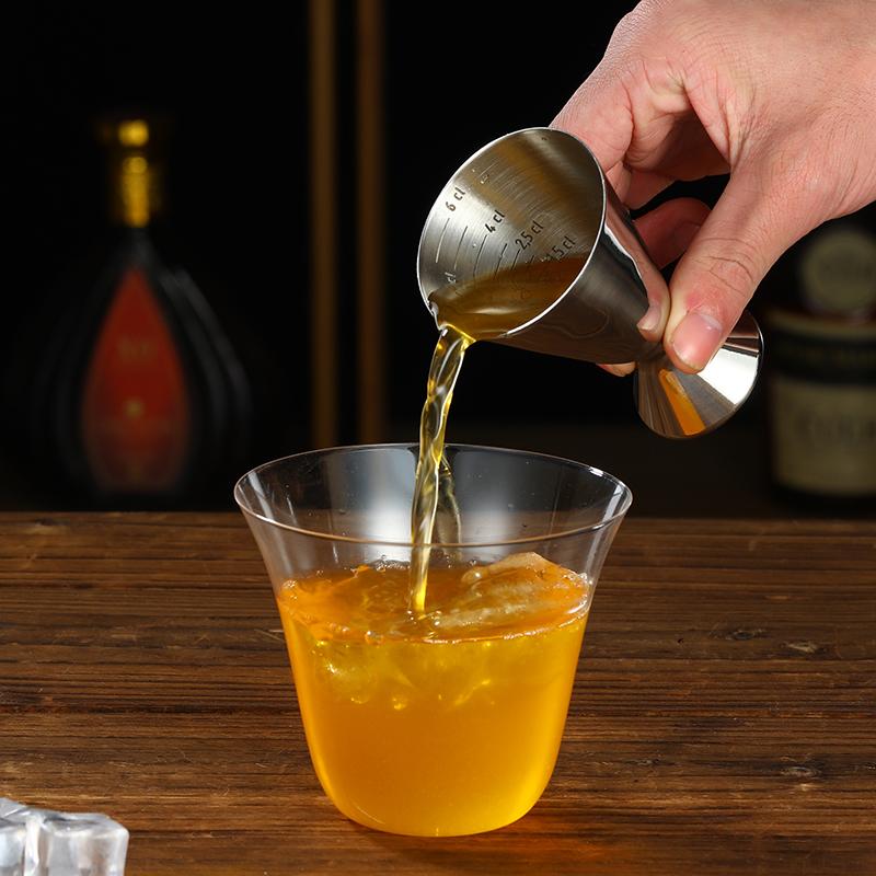 Stainless Steel Jigger With Scale Line Bar Measures  Bar Tools Bar Accessories