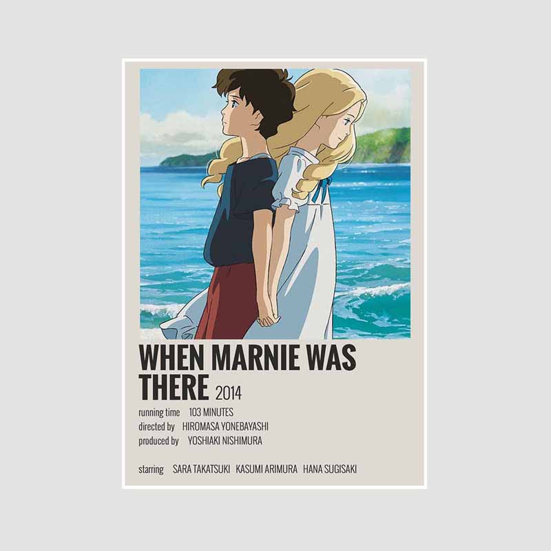 Classic Anime Collection Poster My Hero Academia Spirited Away Retro White Paper Posters Wall Prints Pictures Home Decor Room Decoration Art Painting