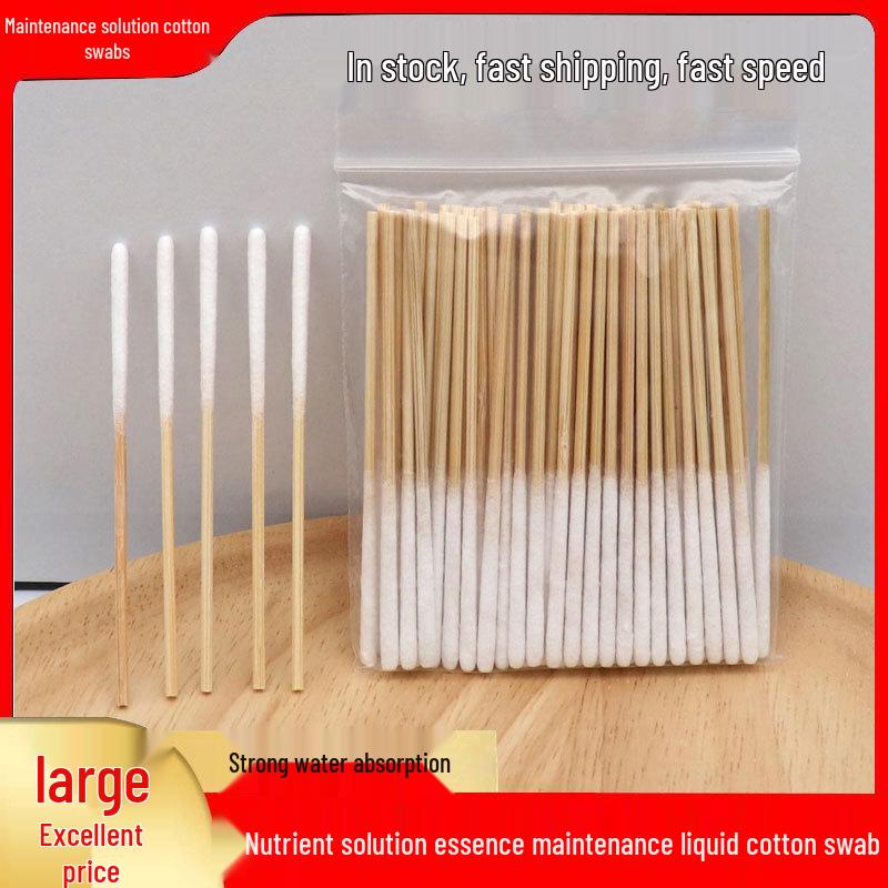 Special-purpose cotton swabs for lotion, skincare, serums, nutrients, and spot removal; available in thin and thick versions; ideal for beauty salons.