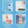 2026 Trending Easter Bunny Electrostatic Window Sticker
