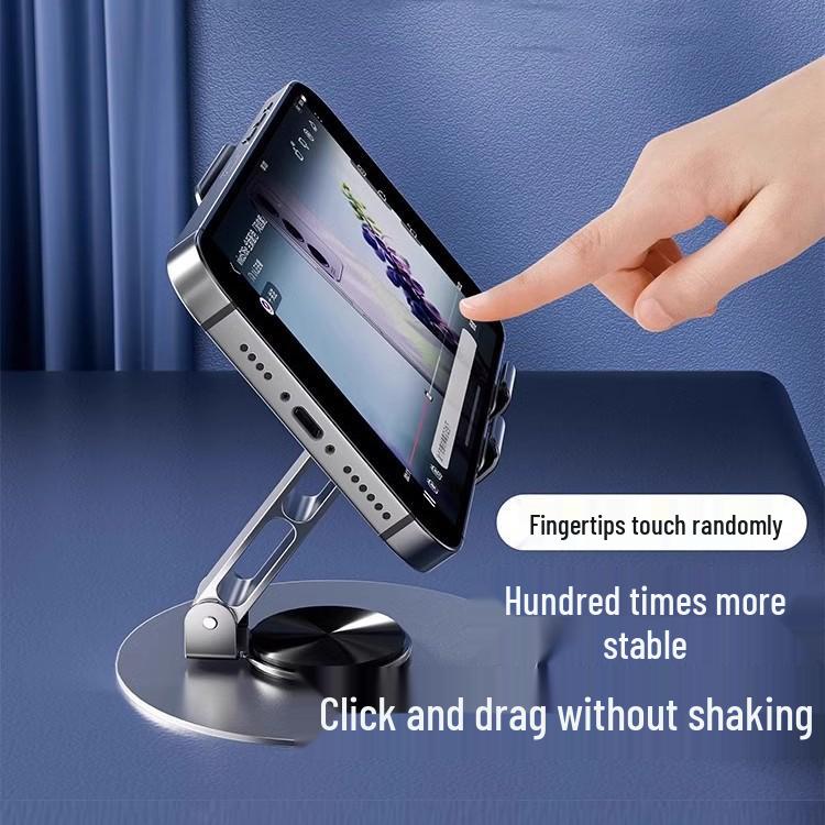 Rotatable Foldable Desktop Phone & Tablet Stand for Live Video