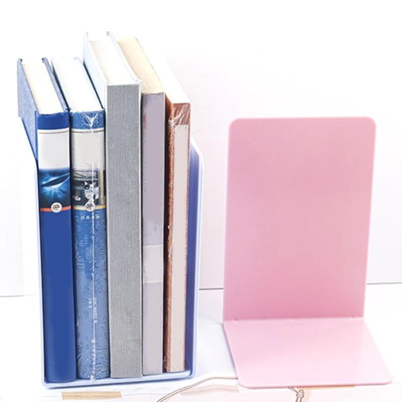 4 Stück Buchstützen Einfarbige Buchstützen Regal Buchstopper Acryl-Buchstützen Dekorative Buchstützen für Schule Zuhause Büro