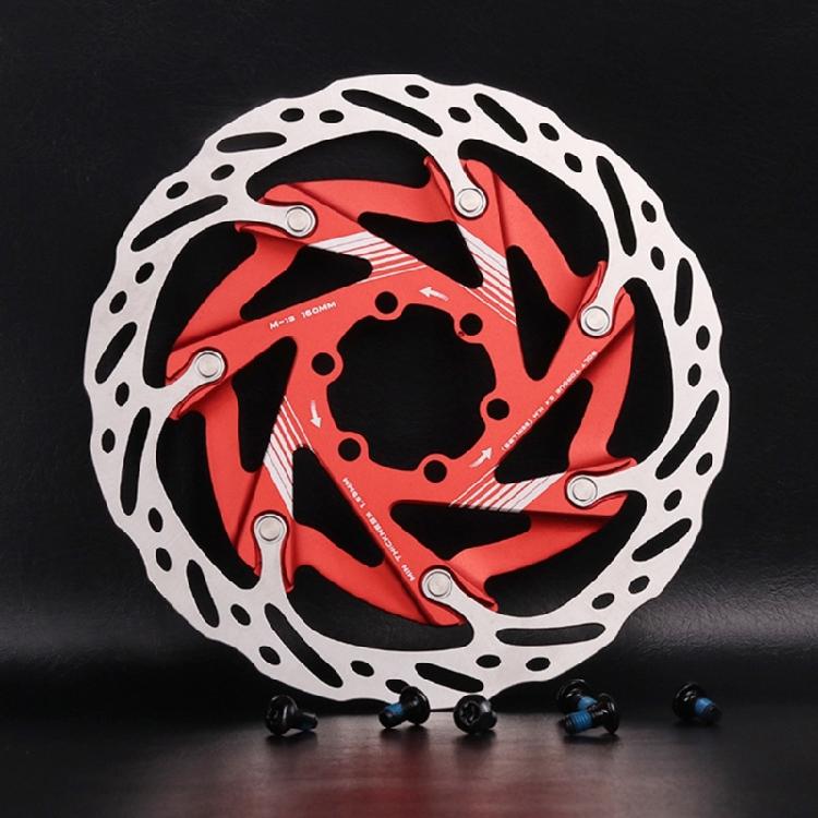 160mm Central Locking Bike Brake Rotors Hollow Road Bike Brake Rotor Hydraulic Centerlock Disc Rotor Easy To Install