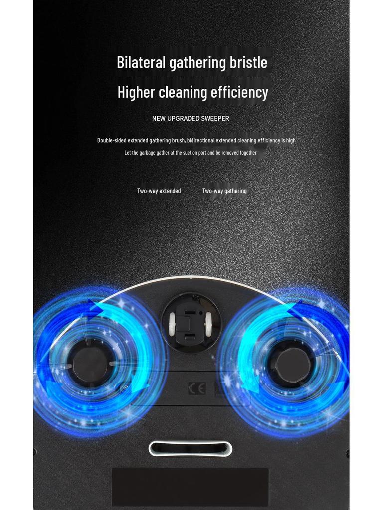 Smart Robot Vacuum: All-in-One Suction, Sweeping & Mopping USB Dust Collector for Home Cleaning