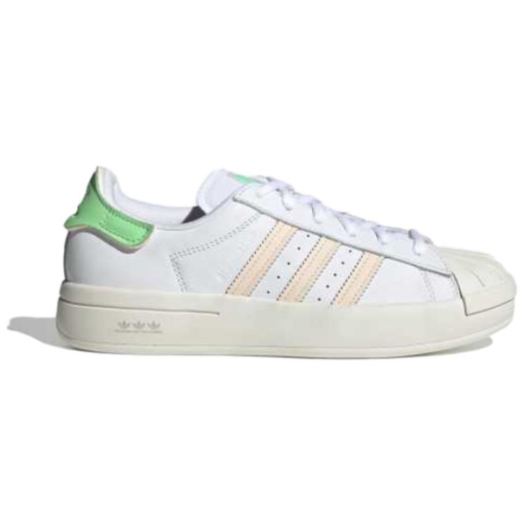 Adidas Superstar Ayoon White Green Women Sneakers Footwear-White Off-White Night-Sky GW9587