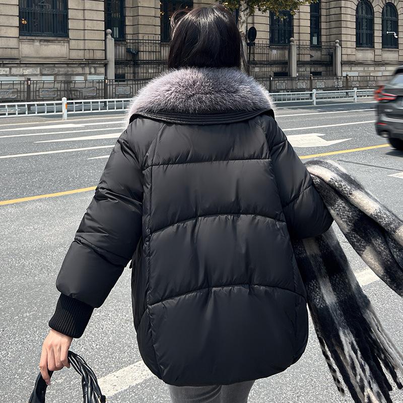 New Down Cotton-padded Jacket Female Short Little Korean Version of Loose Padded Cotton-padded Coat Bread Coat.