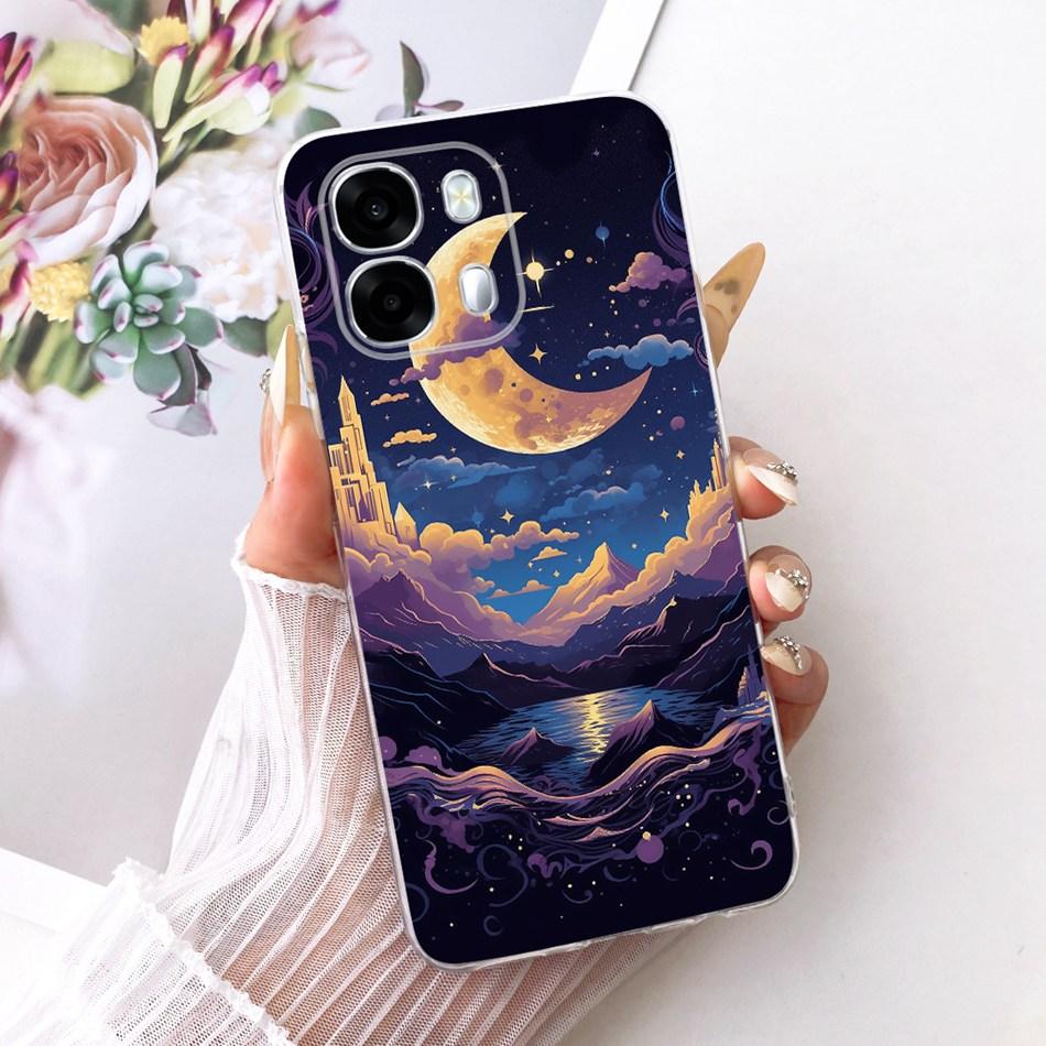 For OPPO A6s CPH2789 Cool Dragon Tiger Pattern Phone Case For Oppo A6S 5G Soft Silicone TPU Cases