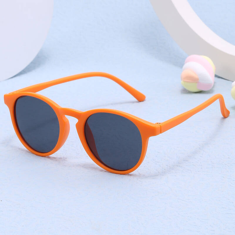 2026 Fashionable Children's Sunglasses Outdoor Sun Protection Eye Available In Multiple Colors, Trendy And Versatile For Street