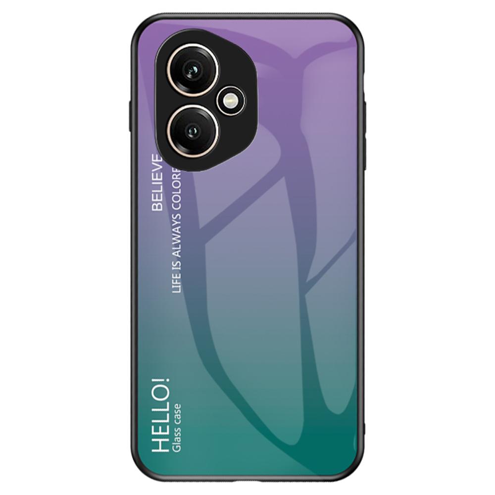 For Honor 400 5G (Global) Case Anti-Scratch Tempered Glass+PC+TPU Phone Cover