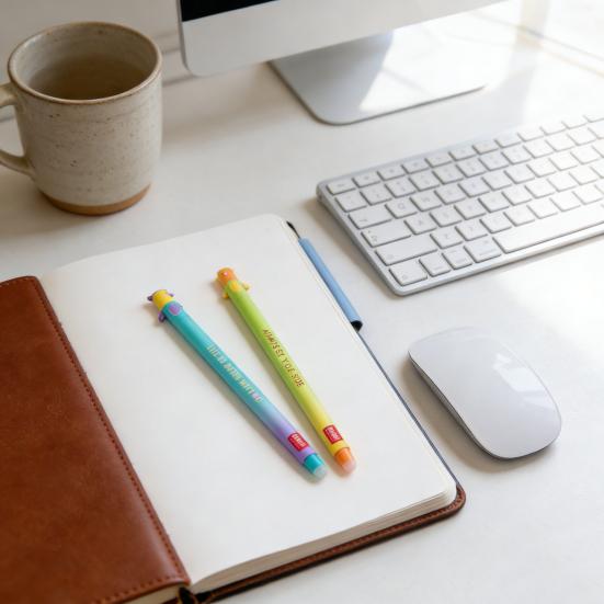 Valentinstag Radierbarer Stifte-Set Niedlich 0,7 mm Schwarzer Gel-Tinte Stift für Kinder Schüler Lehrer Klassenzimmer Austausch Gastgeschenke