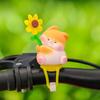 Pinwheel Paradise Tie-Up Doll: Cute Electric Car, Bicycle, Motorcycle, and Stroller Decoration