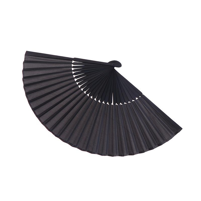 Black Hand Fan Vintage Folding Fans Wedding Party Favor Supplies Chinese Hand Fan Classical Dance Fan Craft Fan Lightweight