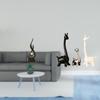 Abstract Flame Resin Sculpture Modern Art Giraffe Ceramic Statue Creative Ornament for Living Room