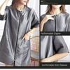 Uniforme Antiderrapante para Salão de Cabeleireiro Manga Curta/Longa Robe de Cabeleireiro para Higiene de Animais