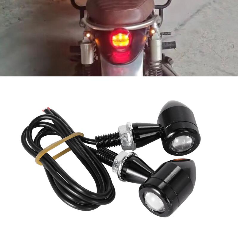 8mm Motorcycle Mini LED Turn Signal Light Bullet Moto flashing Light clignotant moto led 12V Fit for Kawasaki Suzuki Yamaha