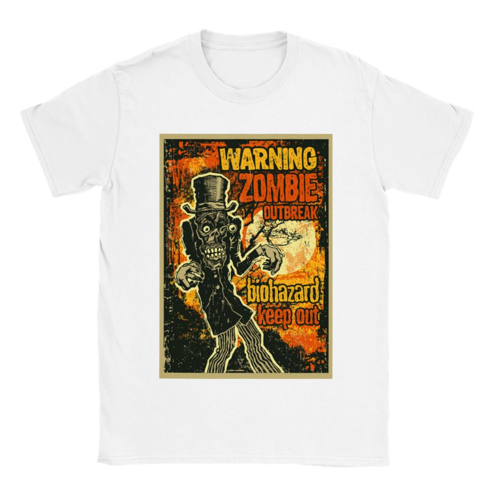 

Warning Zombie Outbreak T-shirt 5XL різнокольоровий