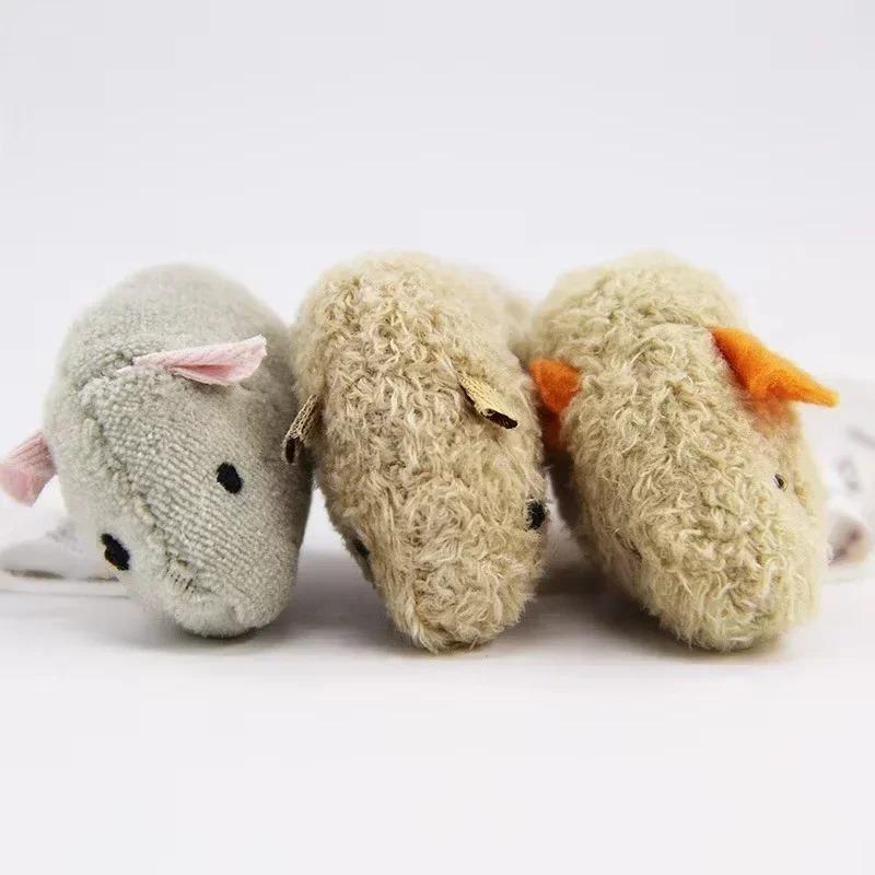 

3Piece Plush Mouse Cat Toy Set, Realistic Simulation Mice for Kittens, Anti-Biting Chewable Cat Toys Must Have for Cats