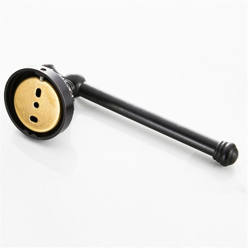 Strong Copper Tissue Paper Holder Retro Style Black Bronze Simple Mounts Tissue Bracket for Homes Easy Setups Decors