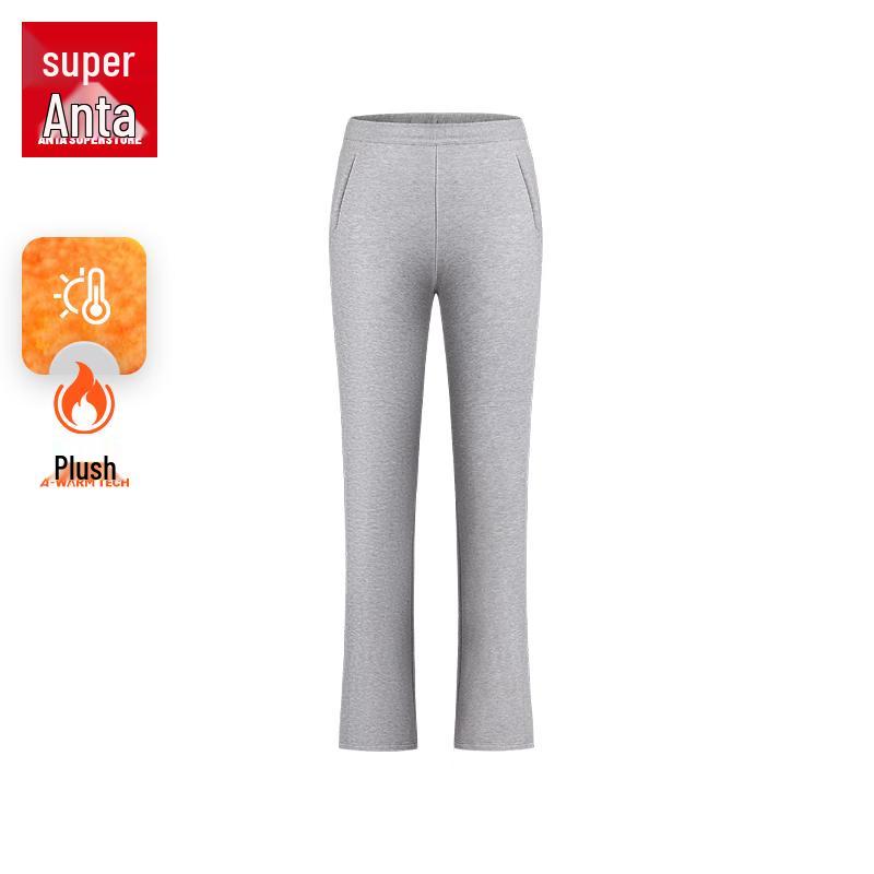 Anta Women s Fleece-Lined Flared Sport Pants S