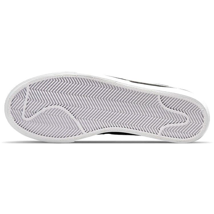 Nike Women's Blazer Low Platform Black White DJ0292-001