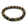Natural Yellow Tiger's Eye Gemstone Beads Jewelry Handmade 8mm Beads Bracelet 7.5" Precious Gift For Her RBB-19