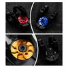MTB Road Bike Stem Headset Top Cap Cover with Screw Bike Stem Cover Aluminium Alloy for Fork Head Tube Cycling Accessories