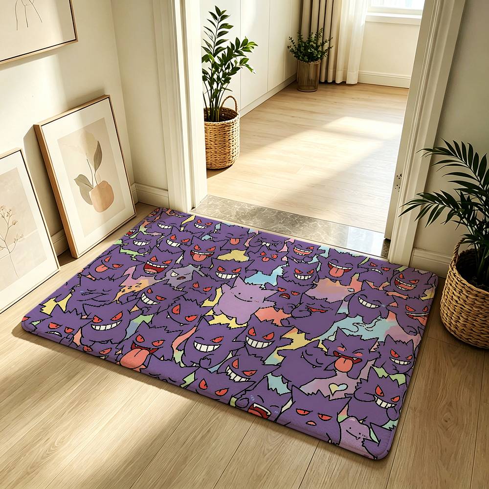 Anime Cute G-GengarS Carpet Bathroom Anti-slip Mat Door Mat Home Decoration Mat Entrance Door Mat Scratch-resistant Door Mat