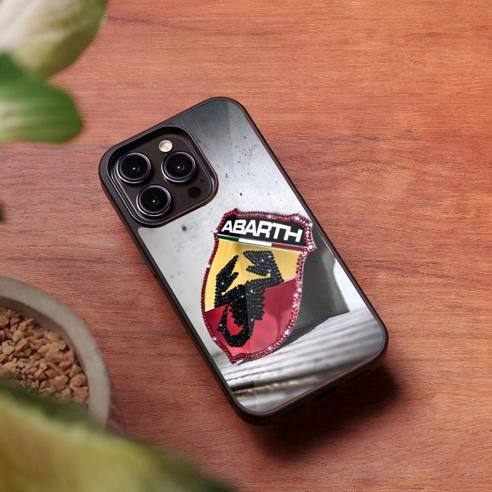 A-ABARTHs Italy Car Phone Case for Iphone 16 15 14 13 Pro Max 12 11 Mini 7 8 Plus Se Xr X Xs Fundas Shell PC+TPU Cover