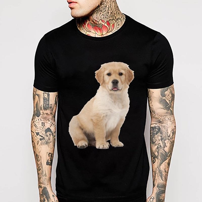 golden retriever pocket t shirt