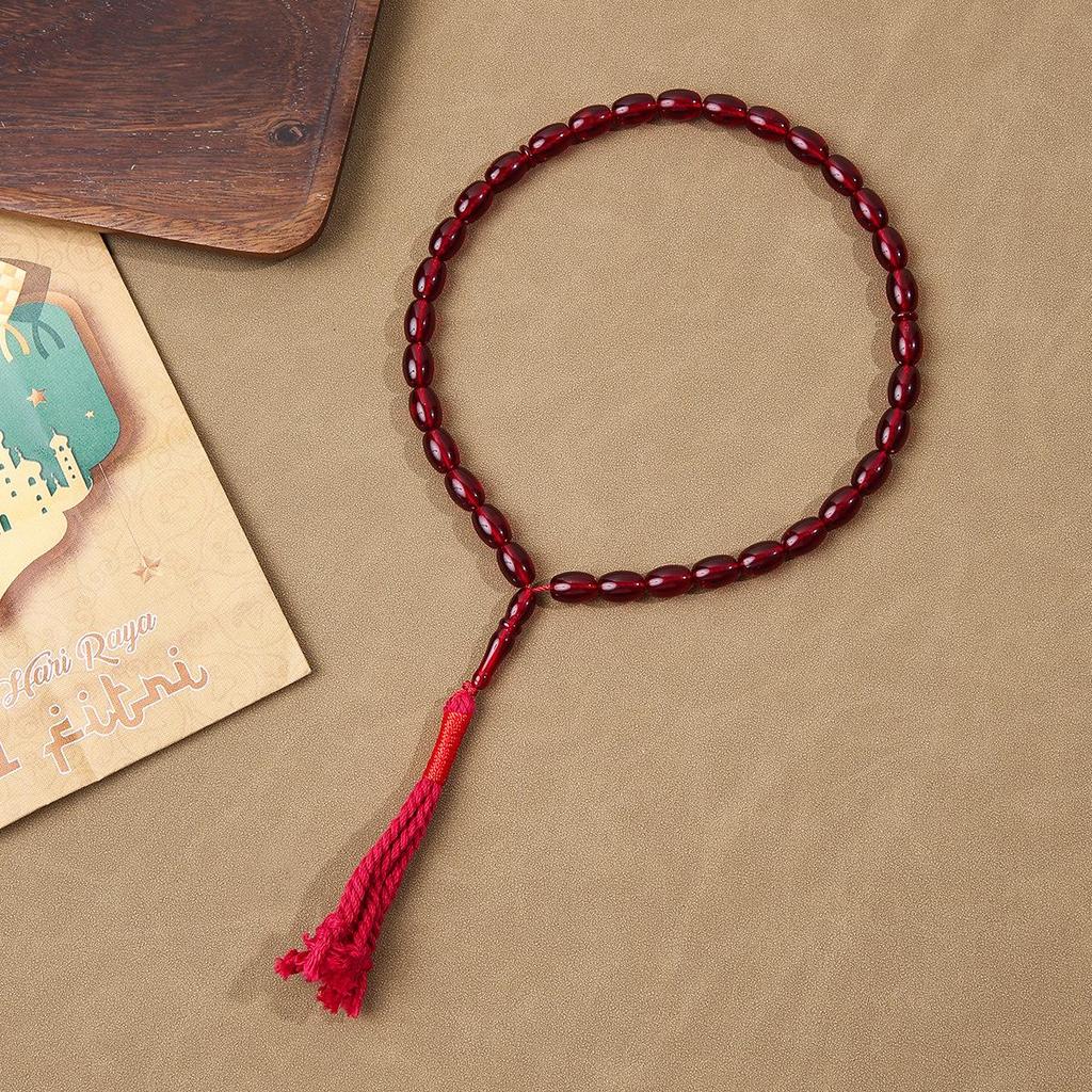 Middle Eastern Style Muslim Prayer Beads Bracelet - 33 Kuk Beads Tasbih Rosary