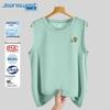 T-shirts e tops – Flanelas sem mangas