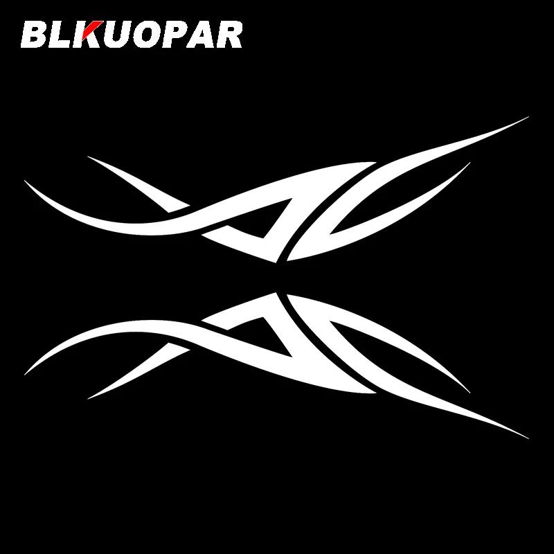BLKUOPAR for Tribal Flame Car Stickers Waterproof Creative Decals Laser Die Cut Air Holography Motorcycle Decor Vinyl Car Wrap